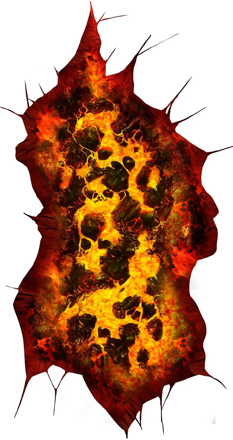 Guirca Lava adesivo pavimento 30x90 cm realistico