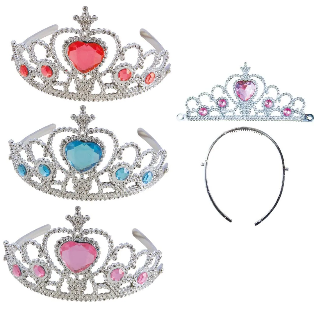 P'tit Clown tiara principessa plastica assortita