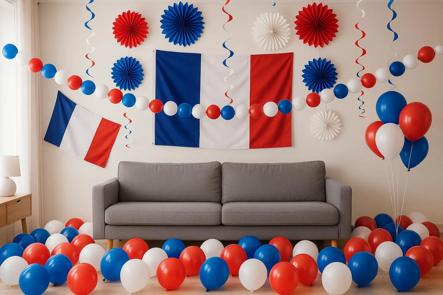 P'tit Clown 29700 bandiera Francia 90x150 cm plastica
