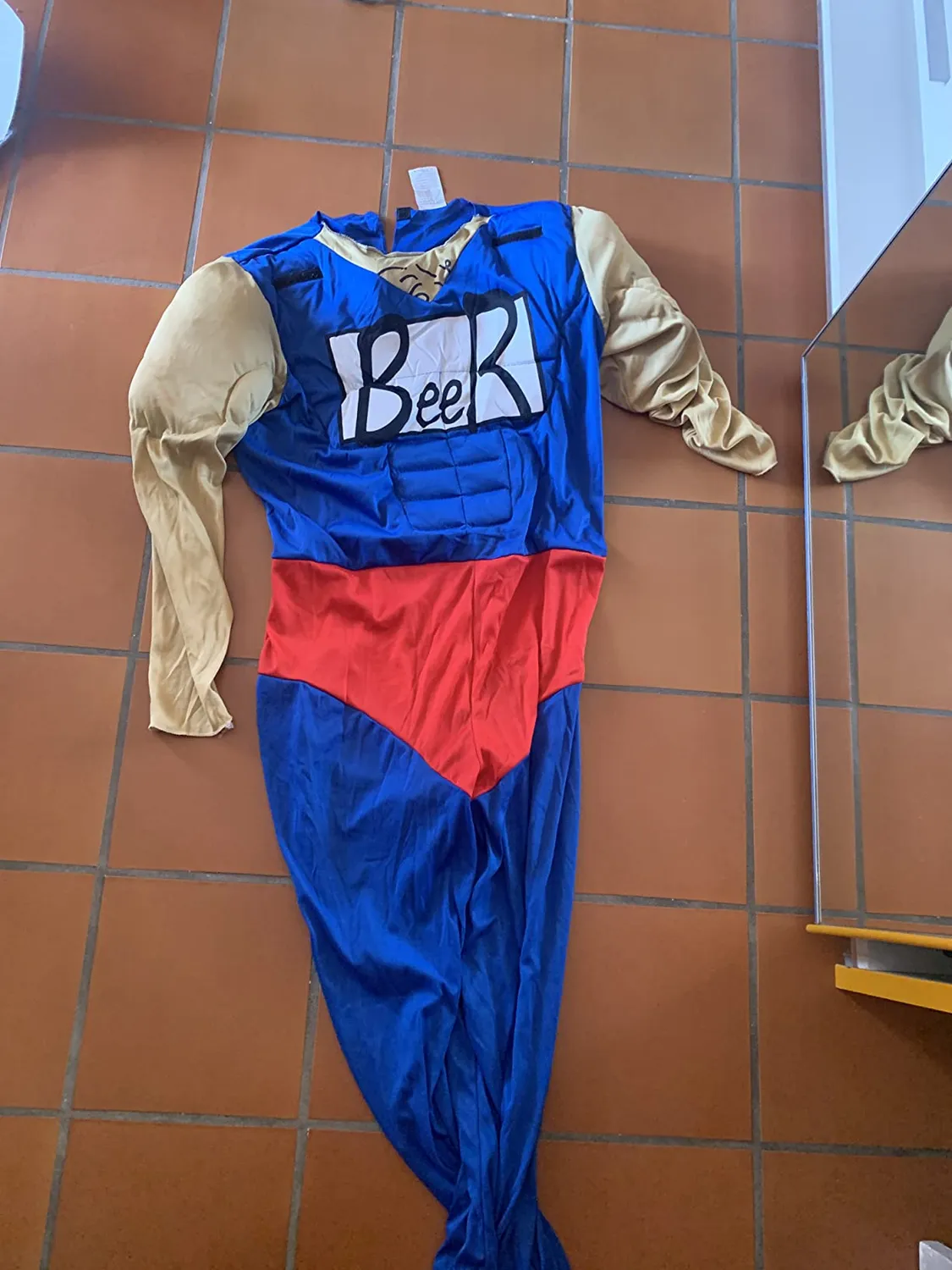 Fiestas Guirca Supereroe Birra costume uomo L 52-54