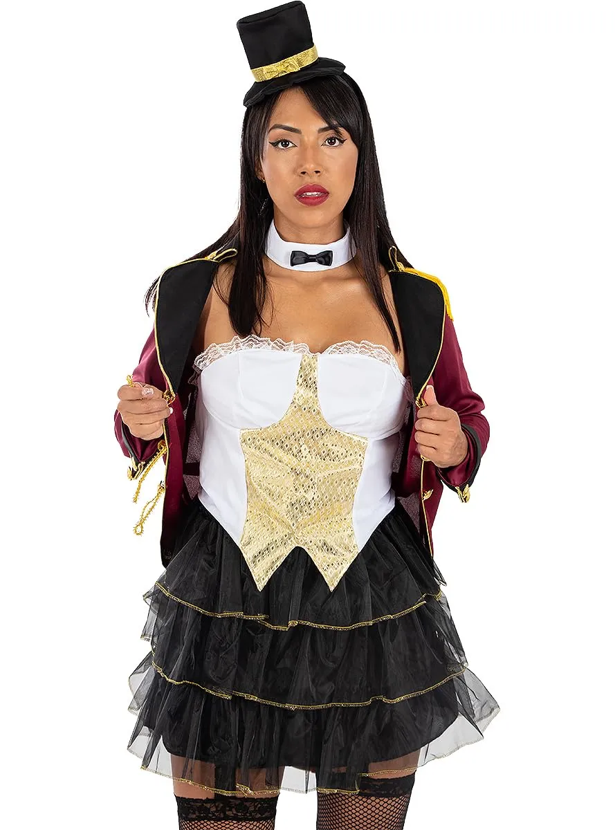 Funidelia Domatrice costume donna rosso taglia S circo