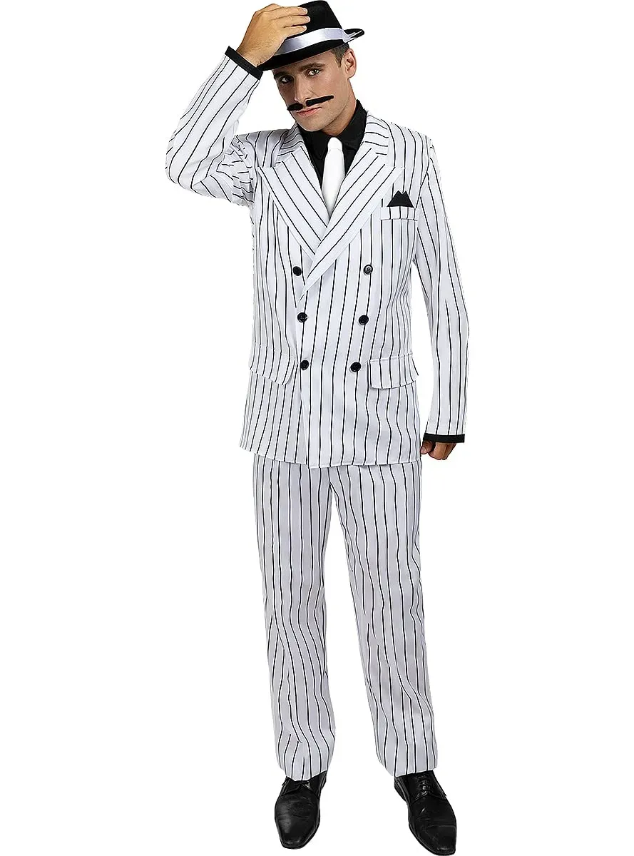 Funidelia Gangster Bianco Anni 20 costume uomo M