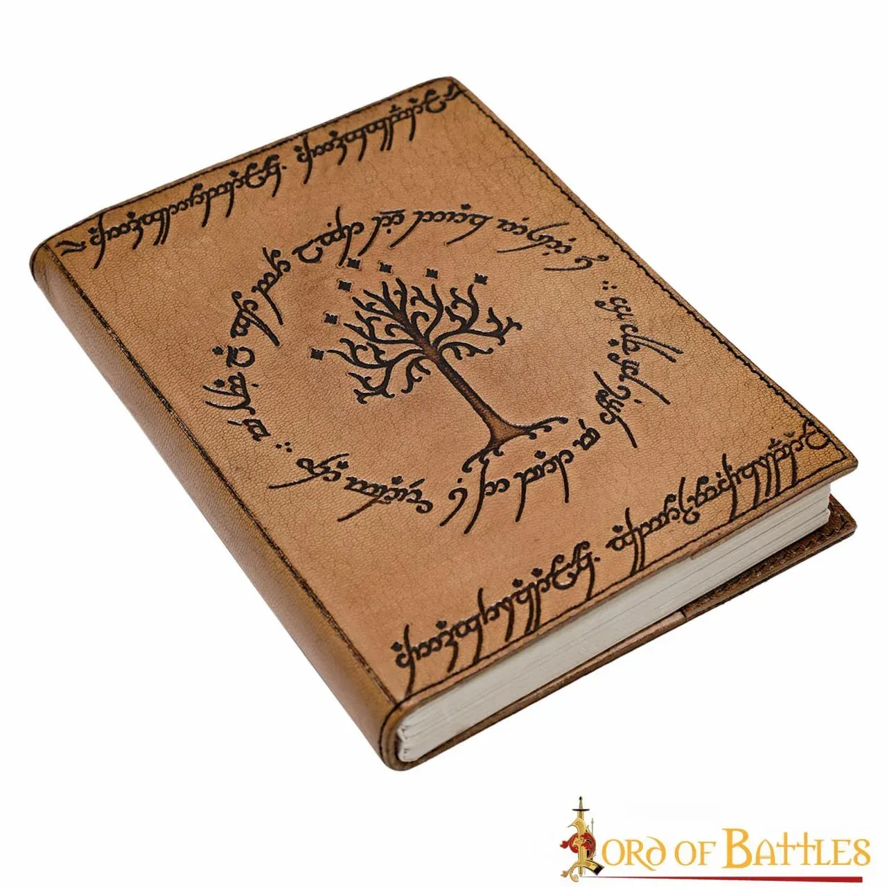La Bottega di Merlino Diario Albero di Gondor quaderno pelle goffrata