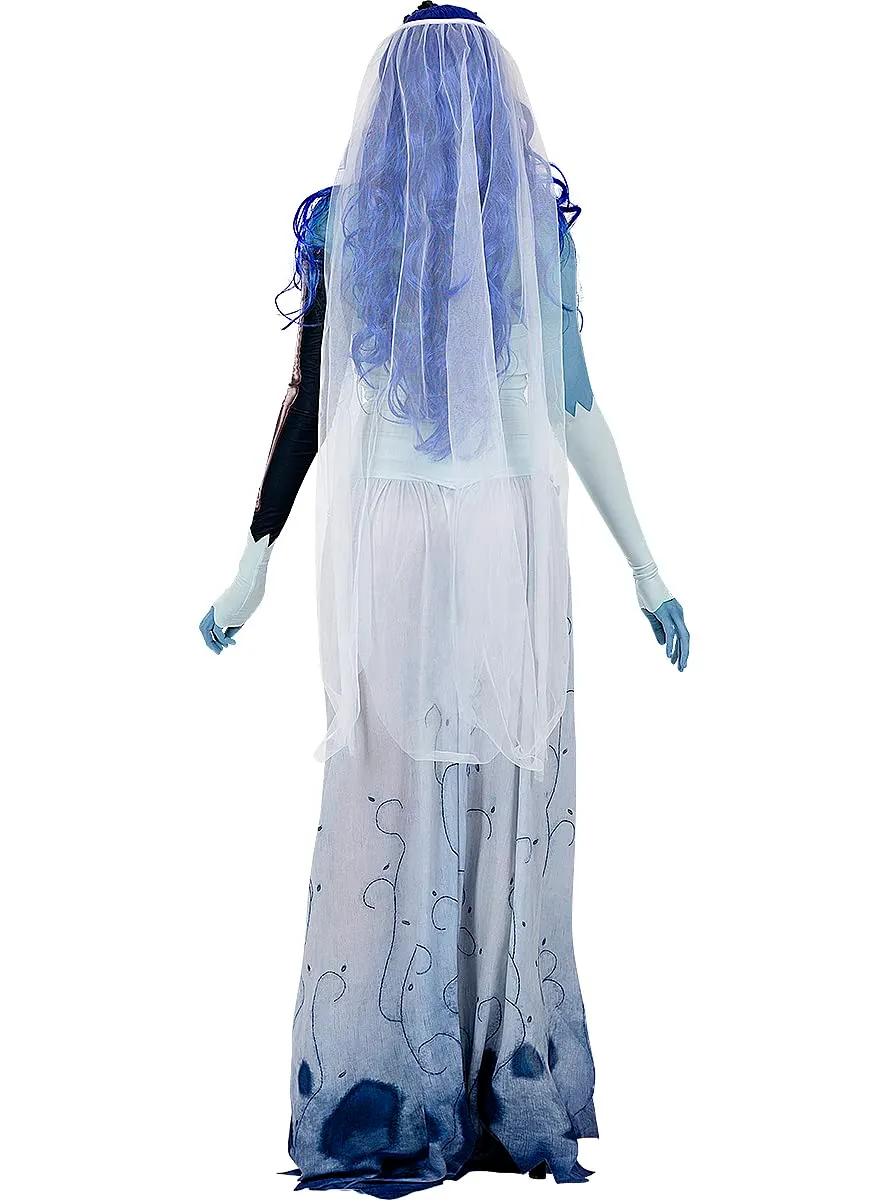Funidelia Sposa Cadavere parrucca donna grigia boccoli