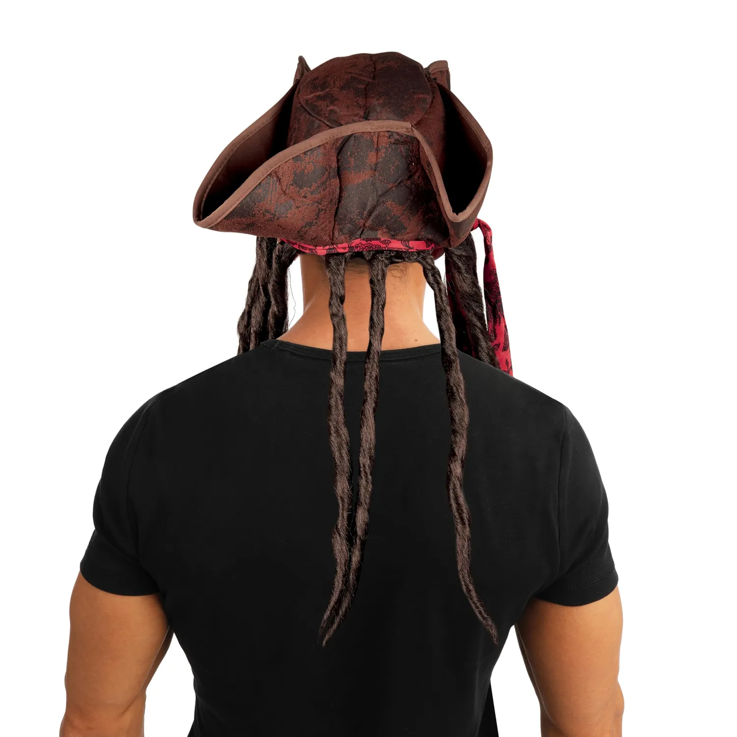 P'tit Clown Cappello Pirata con Dreadlocks Adulto