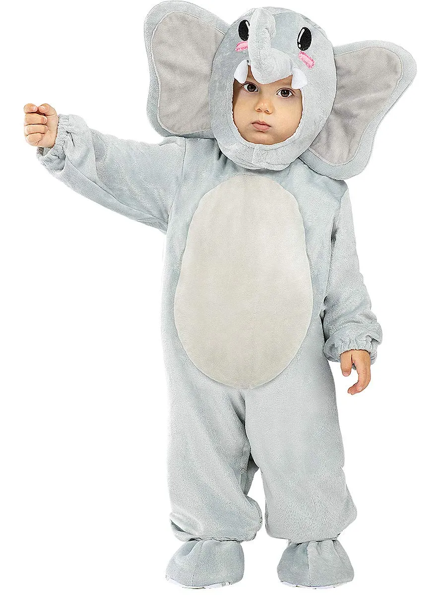 Funidelia elefante costume neonato 12-24 mesi multicolore