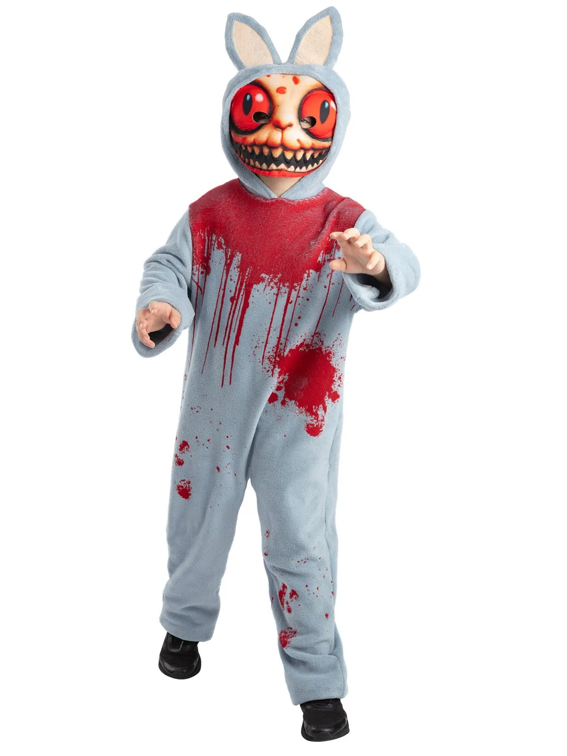Smiffys Horror La Boo costume coniglio horror bambino grigio