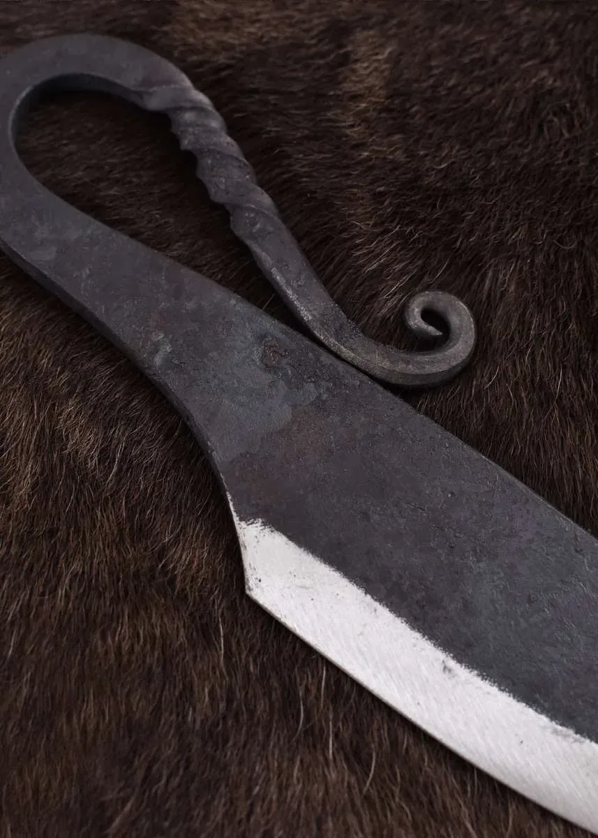La Bottega di Merlino Coltello Medievale largo con custodia