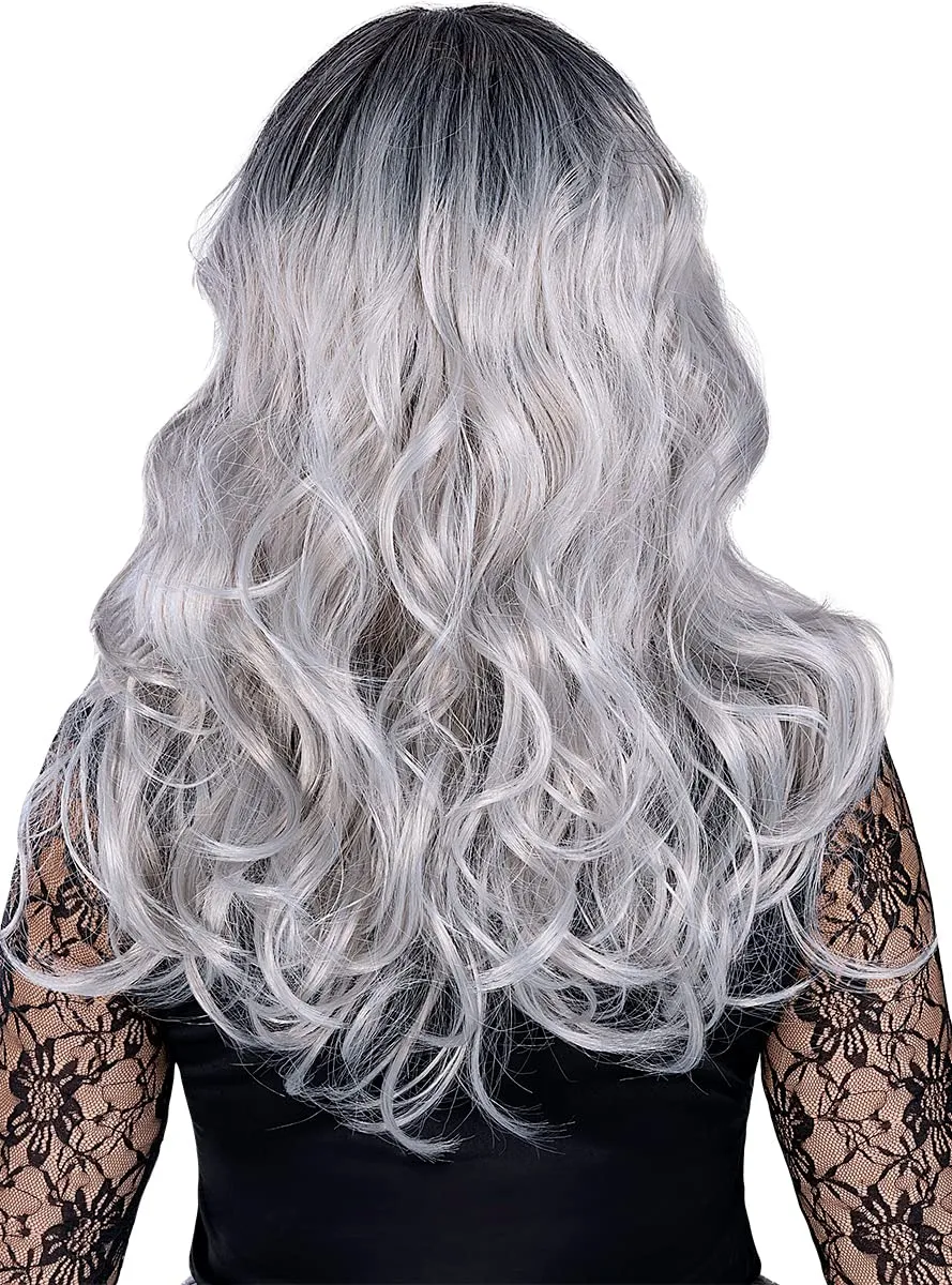 Funidelia Sposa Cadavere Parrucca sposa zombie grigia