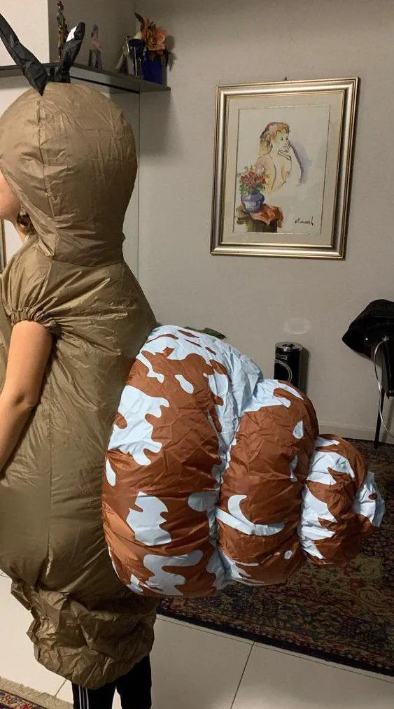 Bodysocks Lumaca Costume Gonfiabile Adulti Comico Halloween