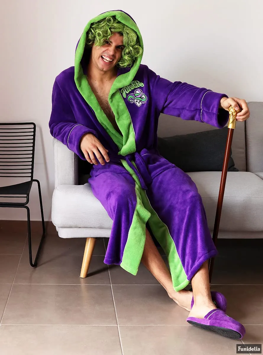 Funidelia Joker vestaglia uomo L-XL verde DC Comics