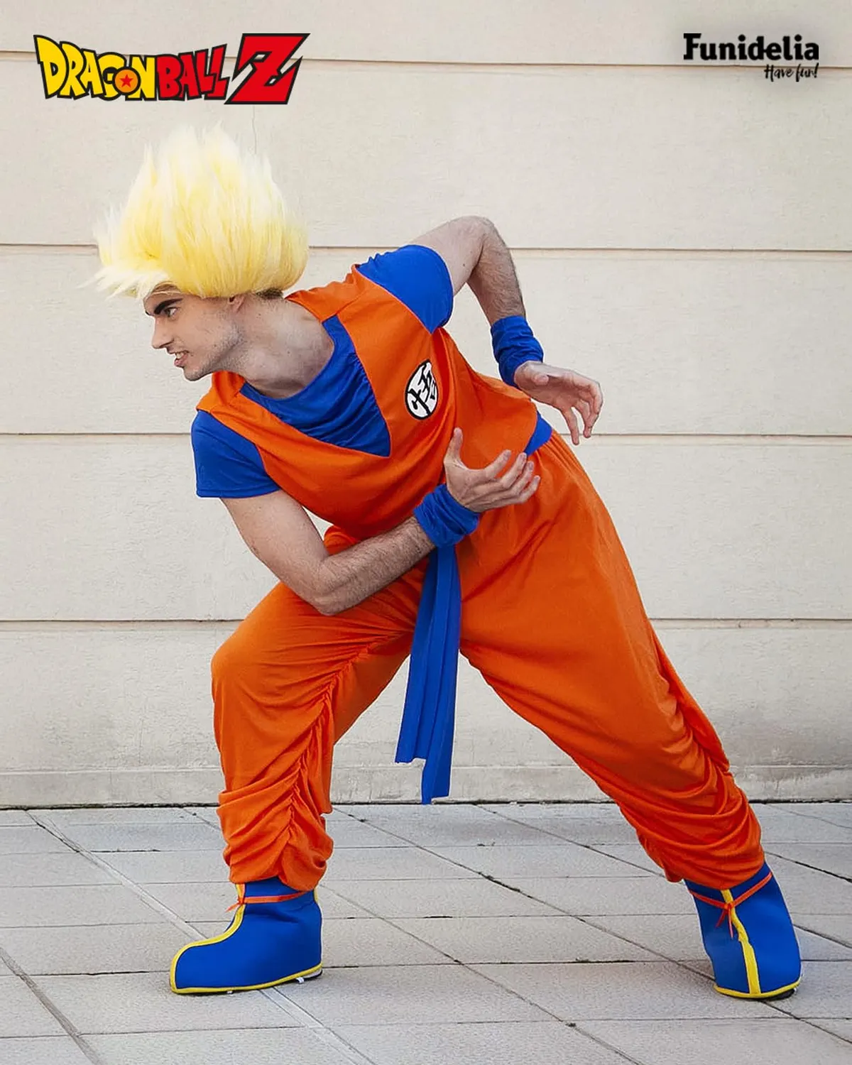 Funidelia Dragon Ball Goku Costume Uomo Arancione Ufficiale