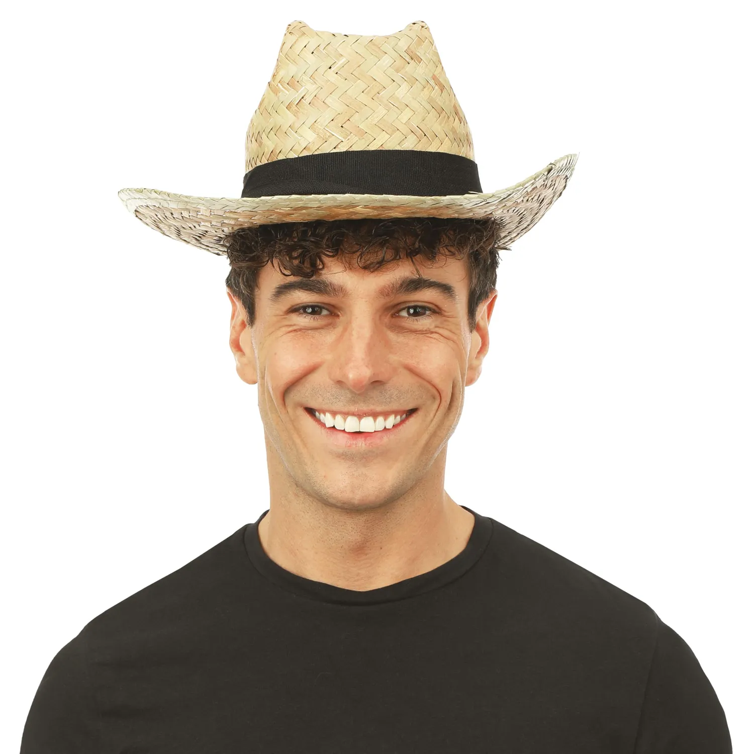 P'tit Clown Cow Boy cappello paglia naturale