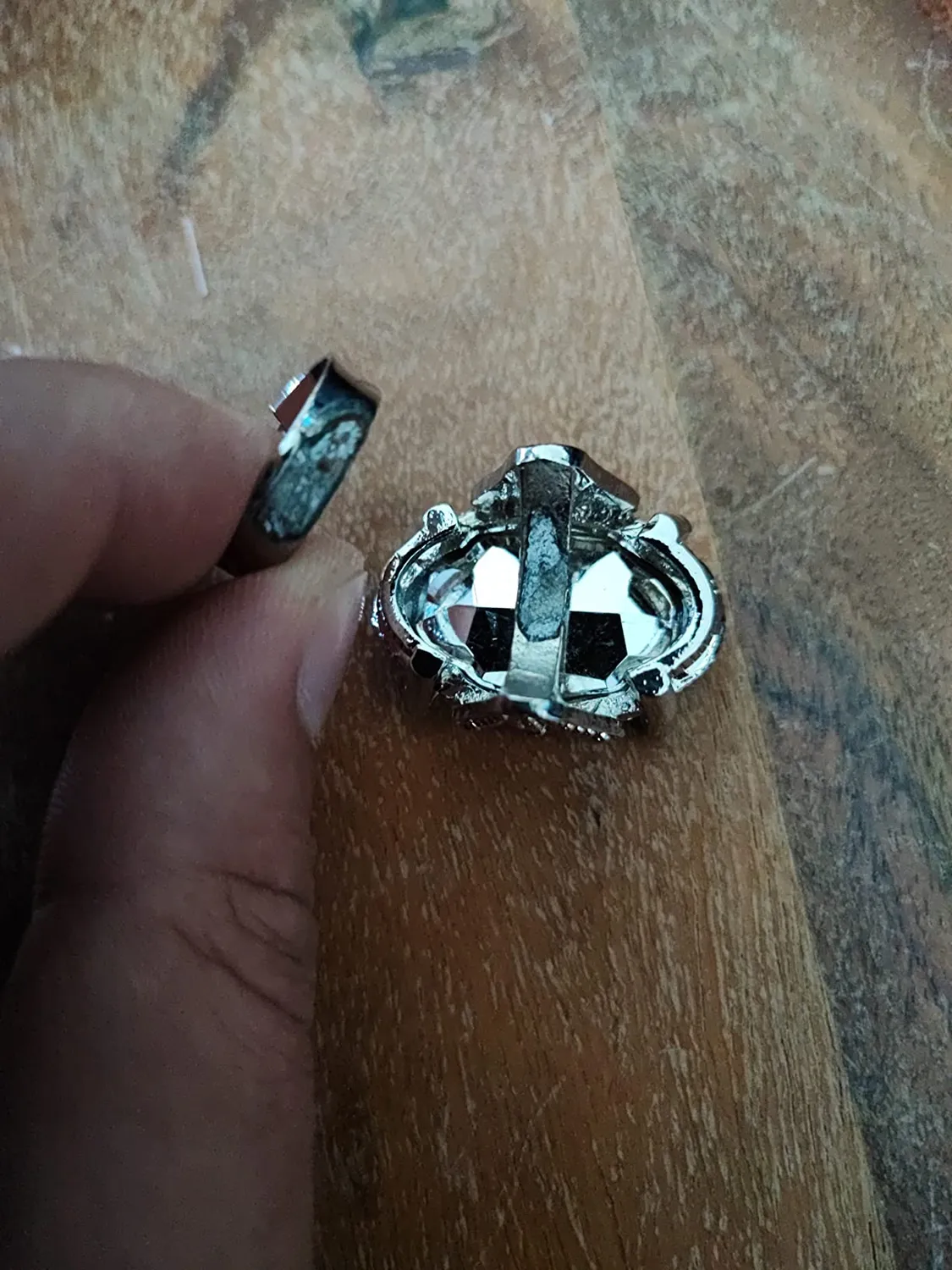 P'tit Clown 10003 Anello finta pietra regolabile