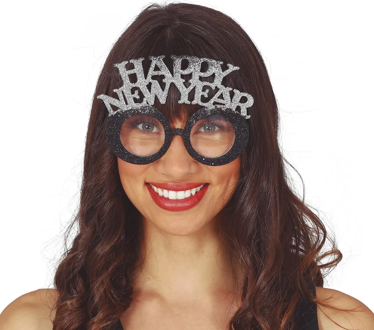 Guirca Happy New Year occhiali festa argento oro
