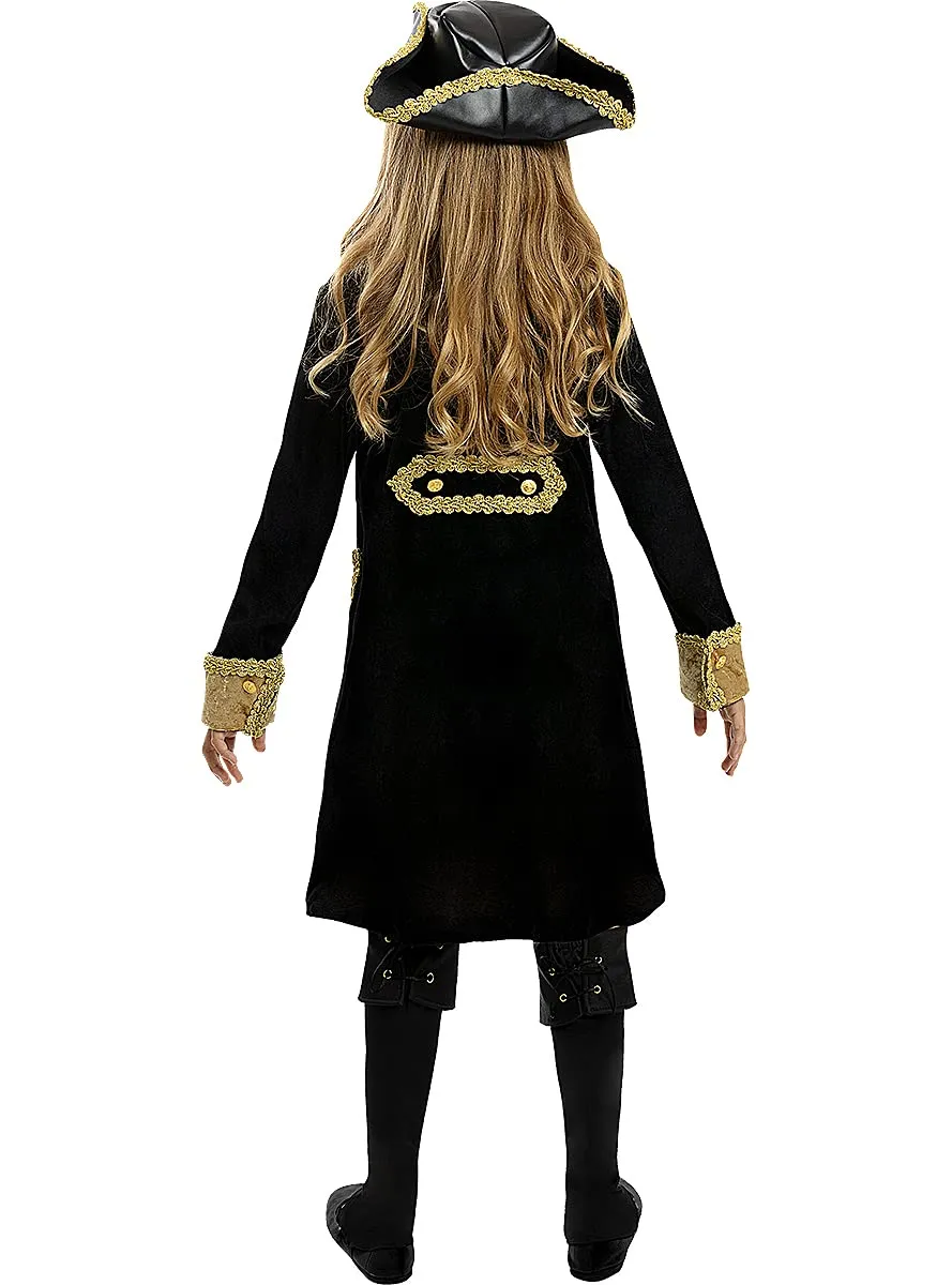 Funidelia pirata deluxe costume bambina 7-9 anni