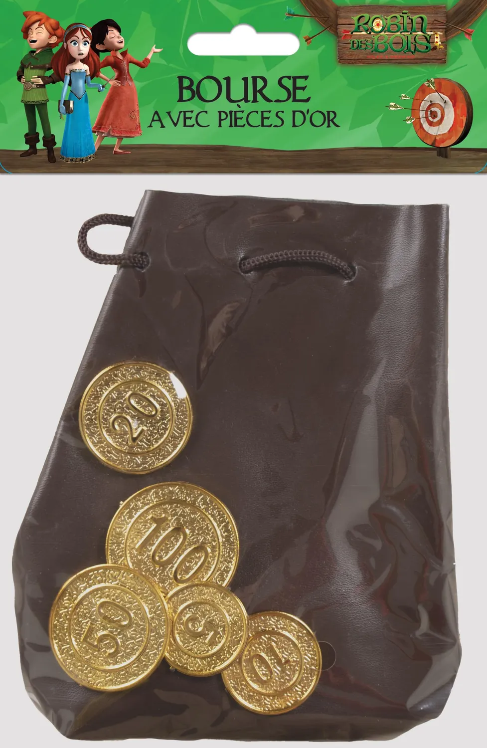 P'tit Clown Robin des Bois borsa 25 monete d'oro