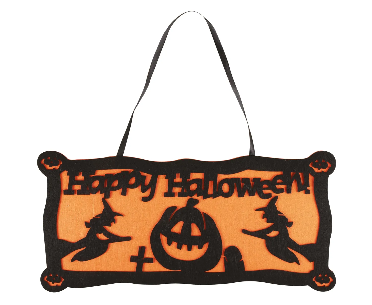 P'tit Clown Targa Porta Halloween Feltro Modello Casuale Festa