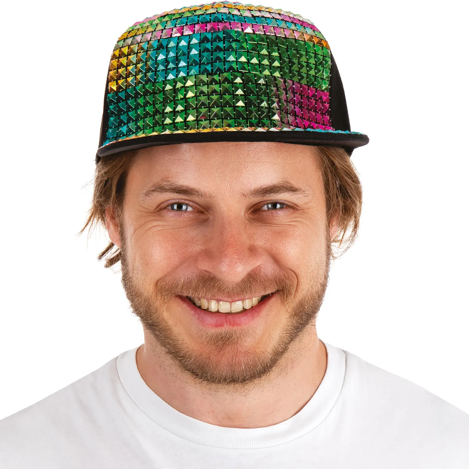 P'tit Clown 66640 Berretto Bling Bling Multicolore Adulto