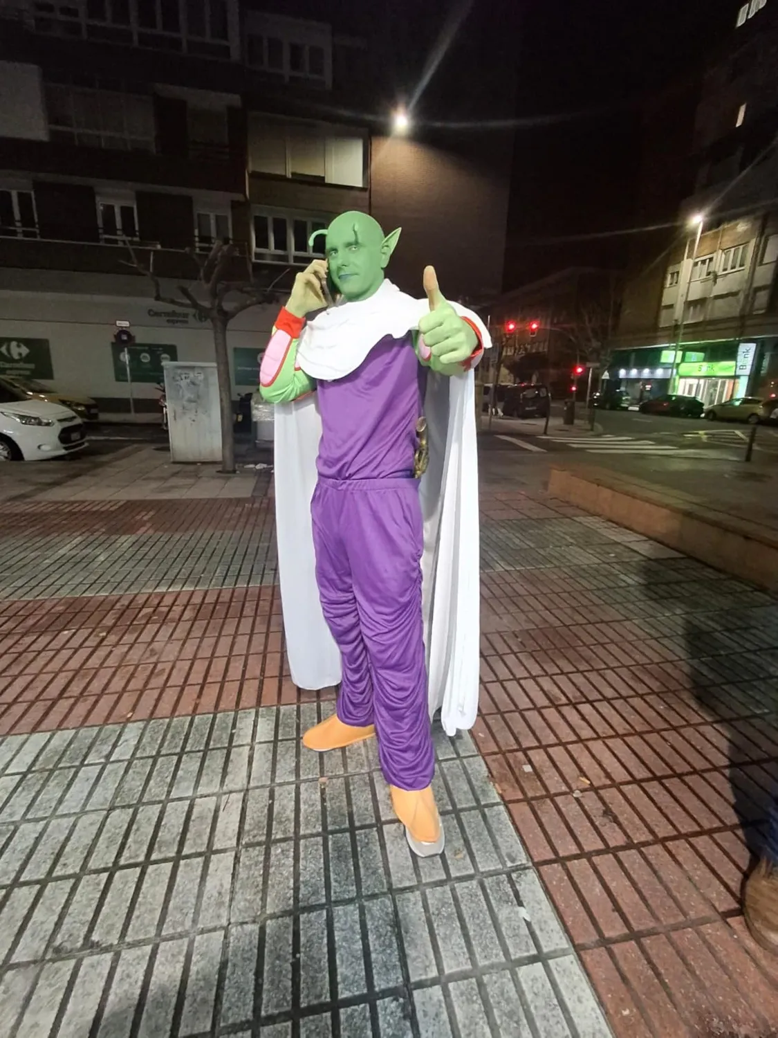 Funidelia Piccolo Dragon Ball costume uomo viola mantello