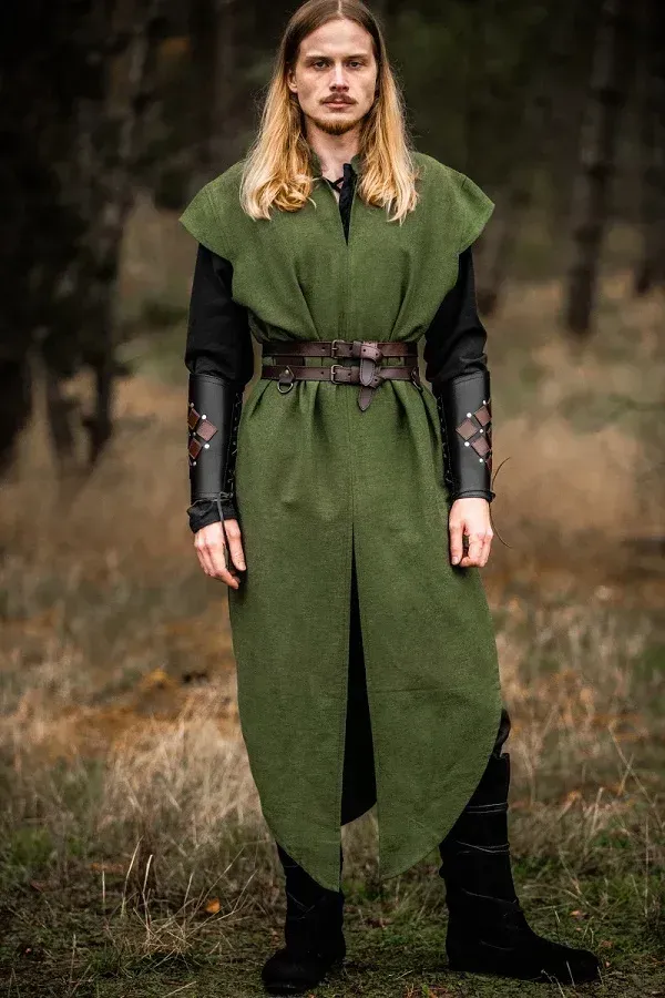 La Bottega di Merlino Tunica Arun Verde costume cotone