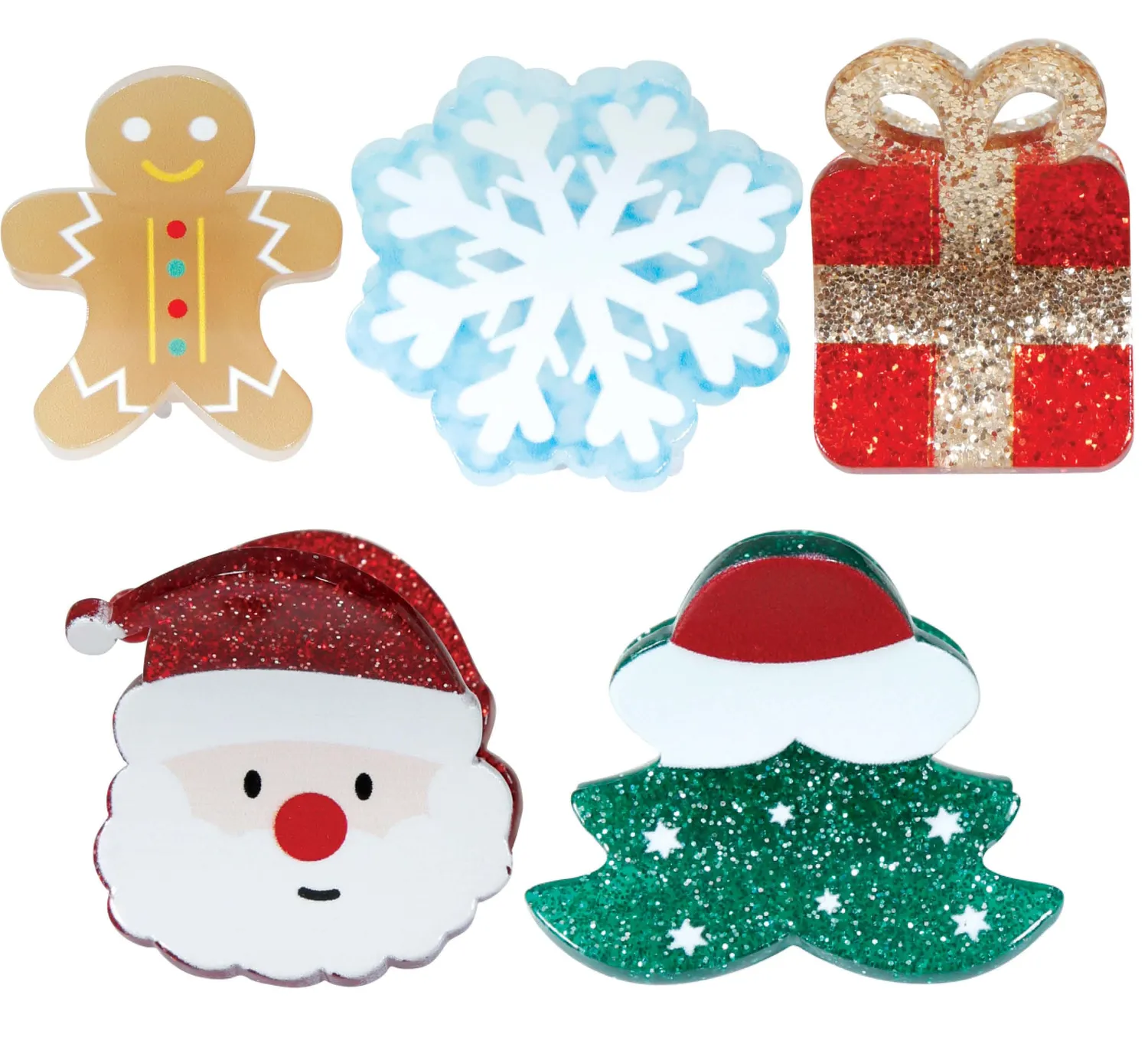 Fiestas Guirca Fermagli Capelli Pacco Regalo Natale 5 Pezzi