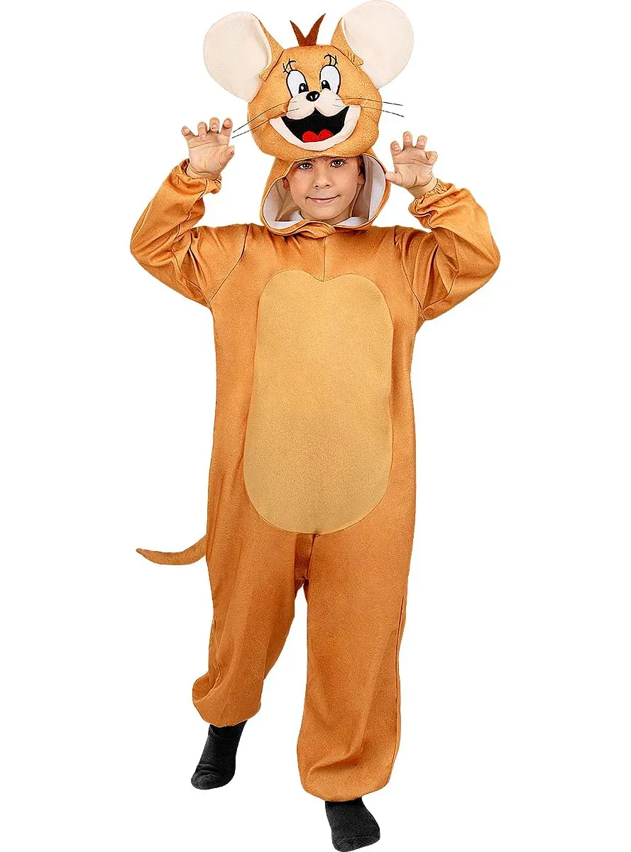 Funidelia Costume Jerry topo 3-4 anni marrone cartoni