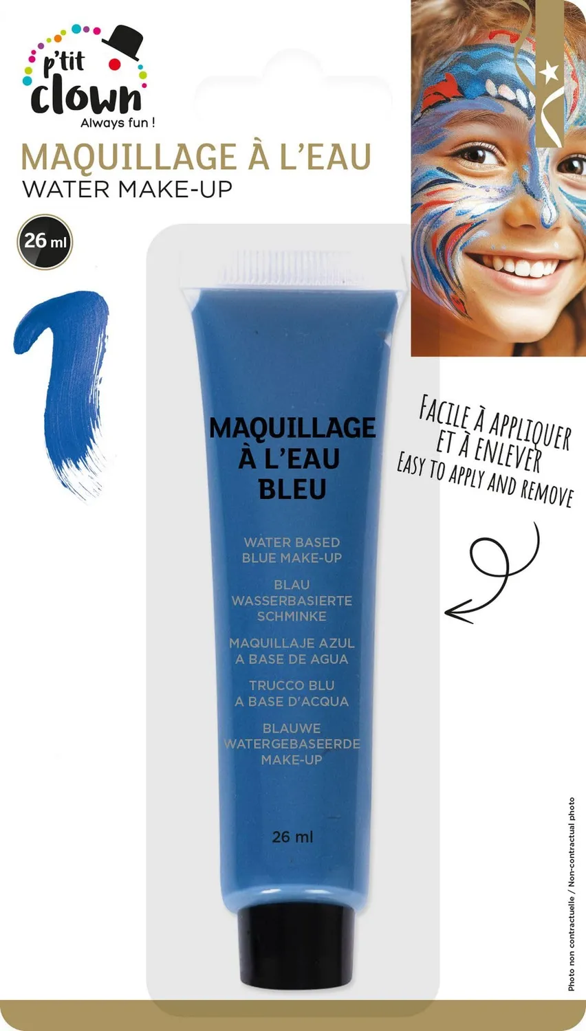 P'tit Clown 24099 ombretto in tubo blu 26 ml