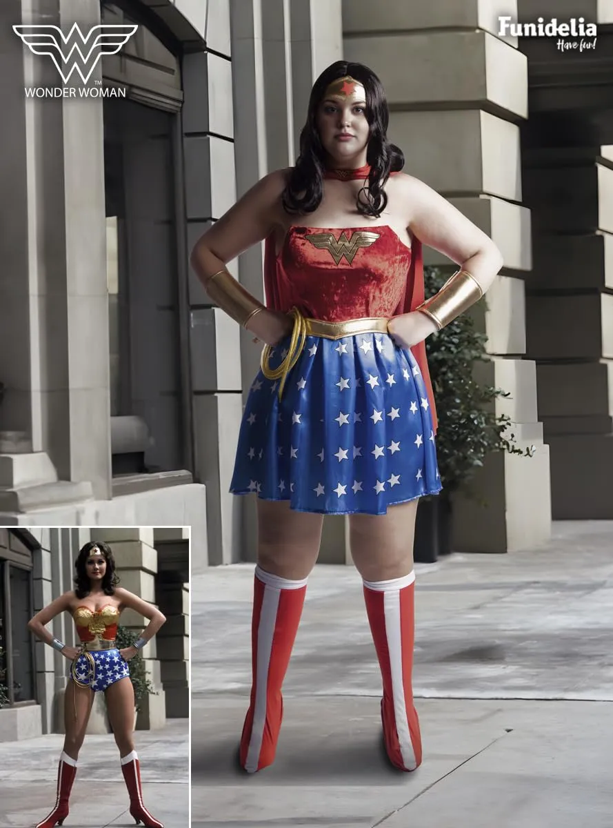 Funidelia Wonder Woman Costume Donna XL Rosso