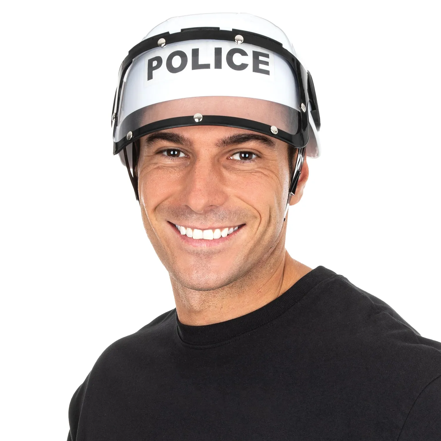 P'tit Clown 47700 casco polizia adulto multicolore