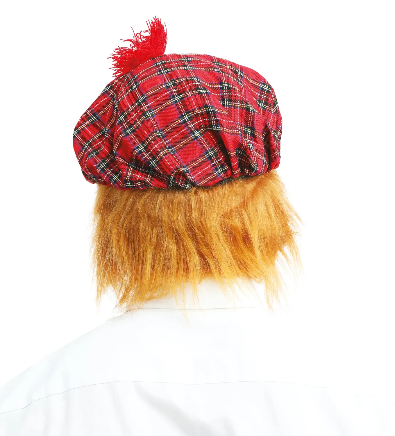P'tit Clown 77310 Berretto Scozzese con Capelli Rossi