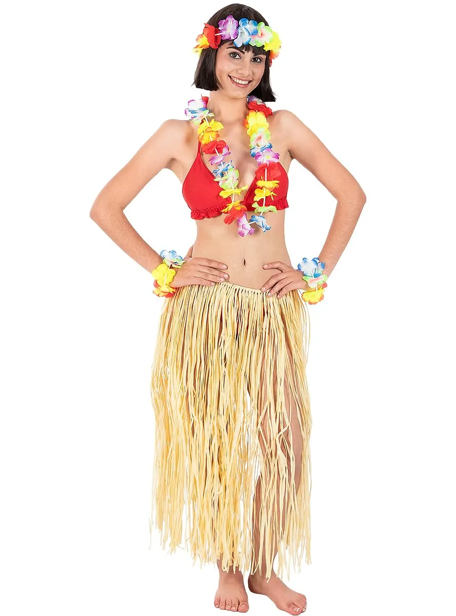 Funidelia Set Hawaii Multicolore Accessorio Costume Donna