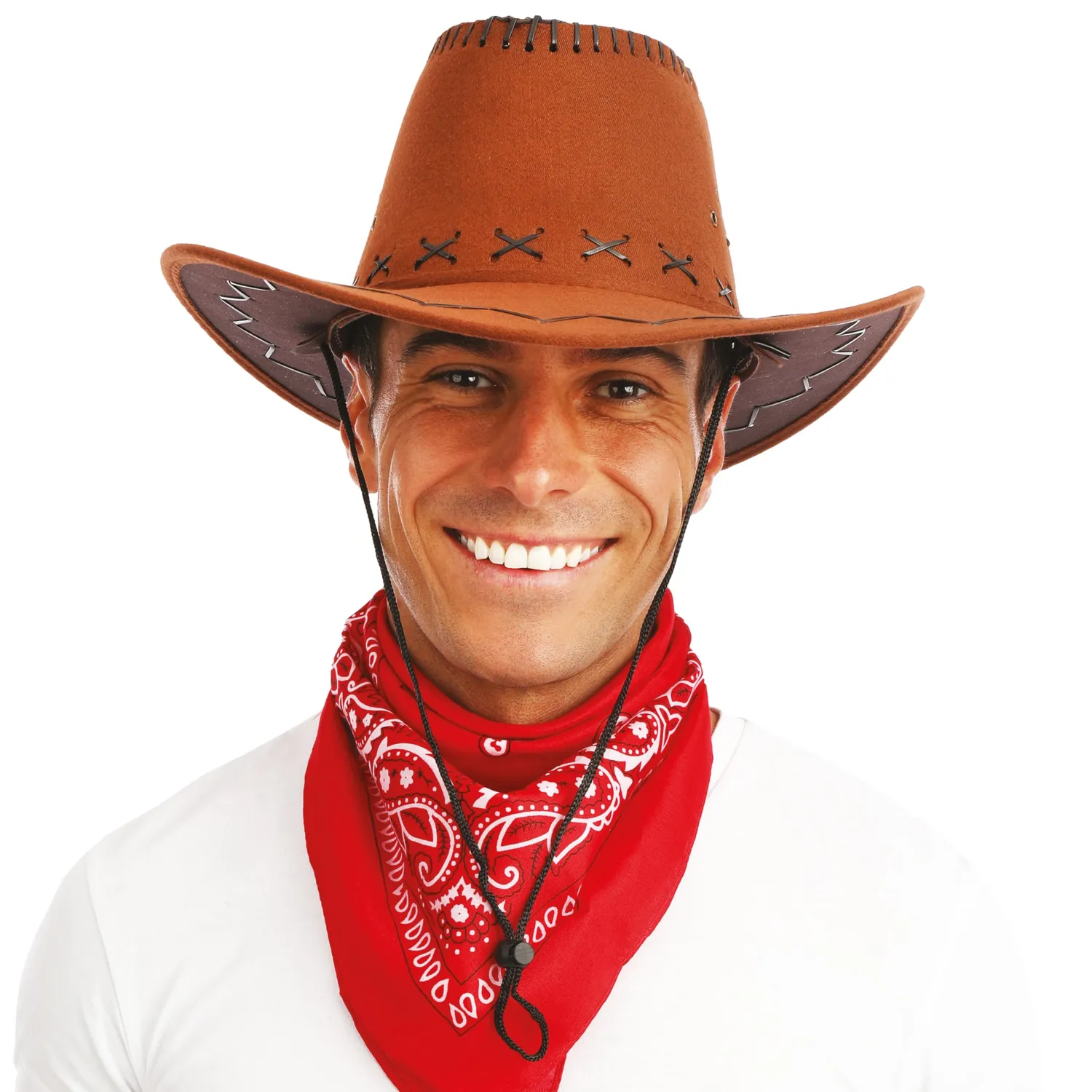 P'tit Clown 82011 cappello cowboy marrone nabuk