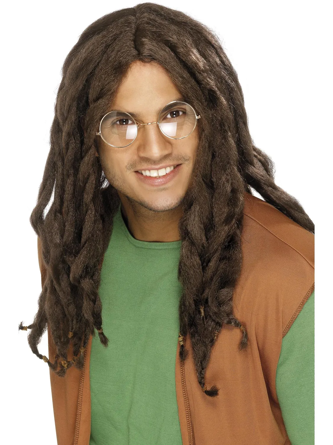 Smiffys Dreadlock Wig parrucca nera dreadlock taglia unica