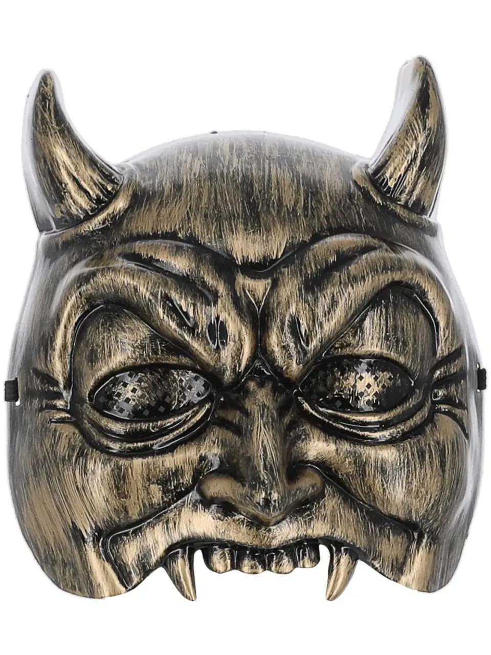 Smiffys Venetian Devil maschera veneziana nero oro