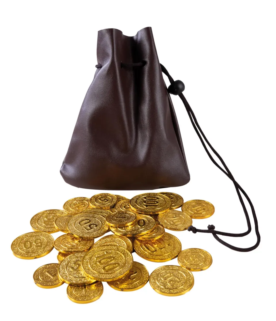 P'tit Clown Robin des Bois borsa 25 monete d'oro