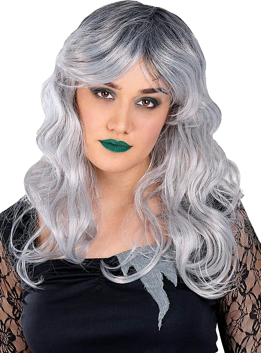 Funidelia Sposa Cadavere Parrucca sposa zombie grigia