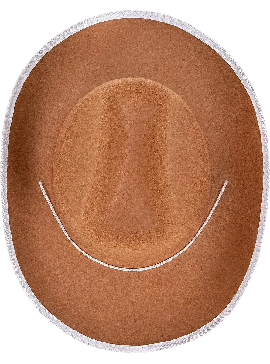 Funidelia Western cappello cowboy bambino marrone