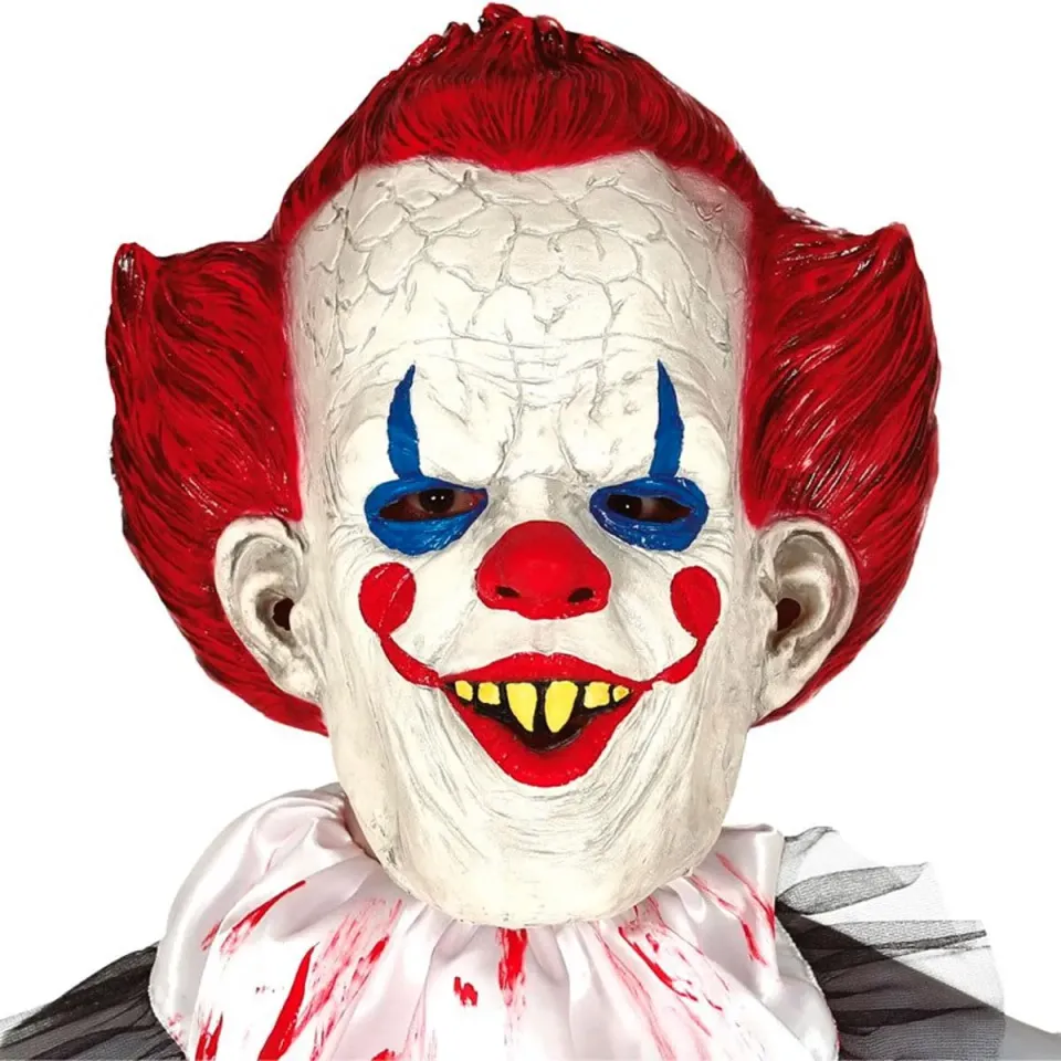Guirca Pagliaccio Sinistro maschera lattice clown