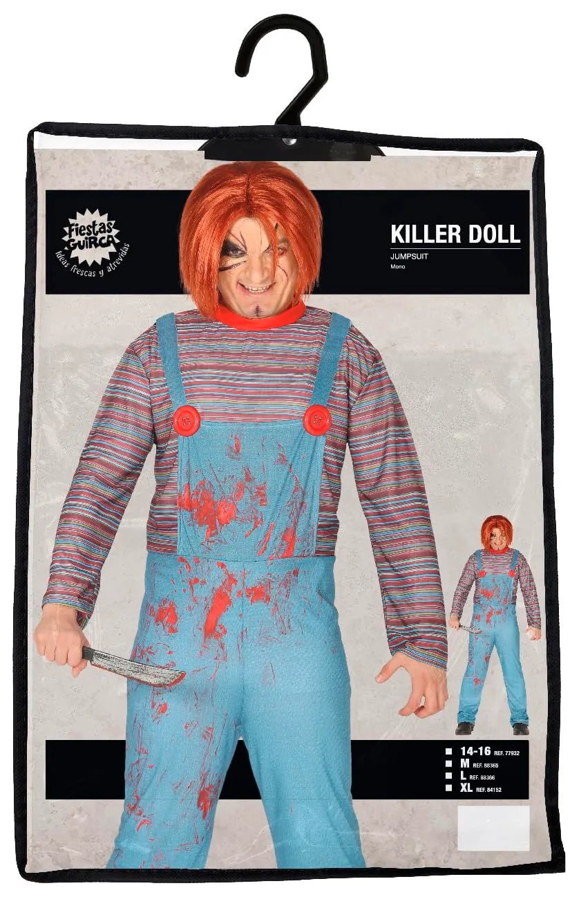 Guirca Bambola Assassina costume teen 48-50 M sangue