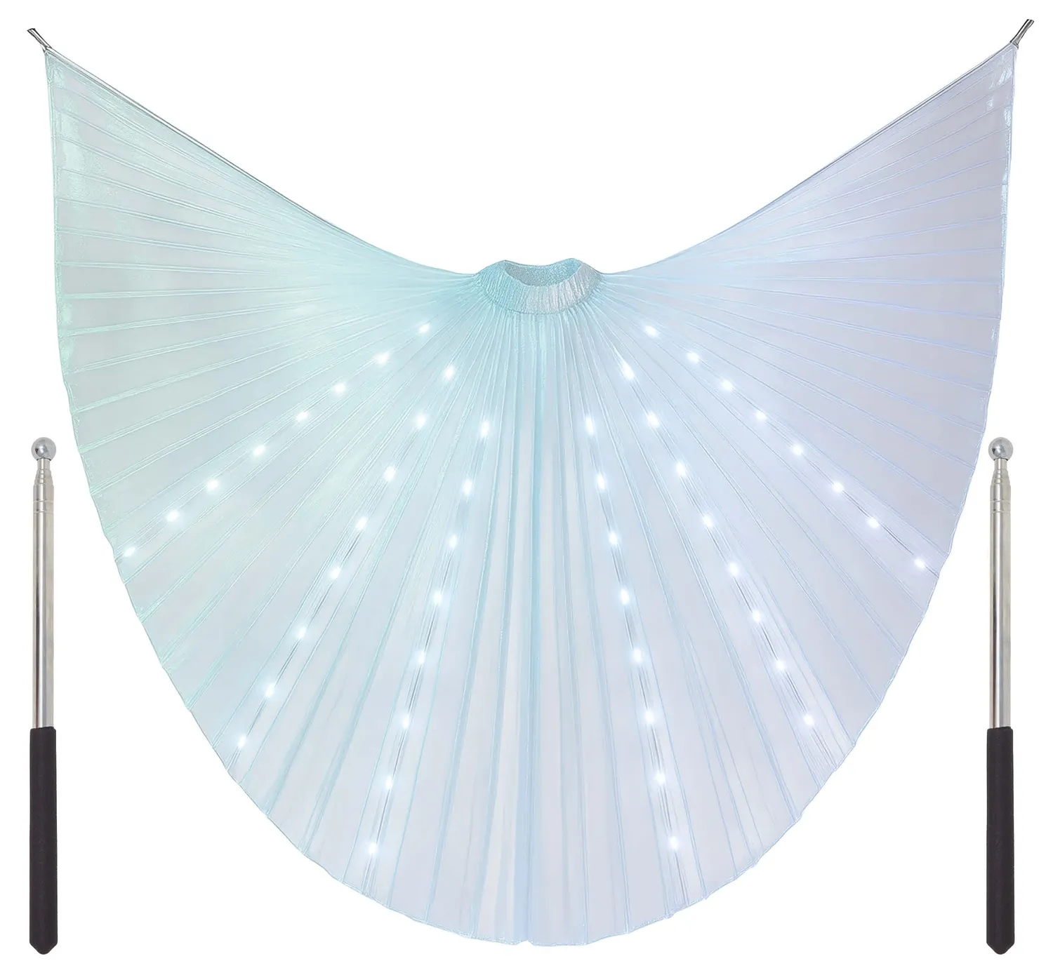 Guirca Mantello Alato Iris con Luce Costume Adulto