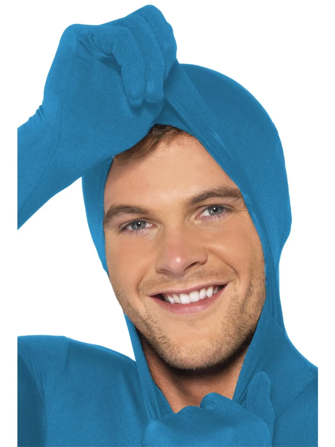 Smiffys Second Skin Suit tuta blu con marsupio