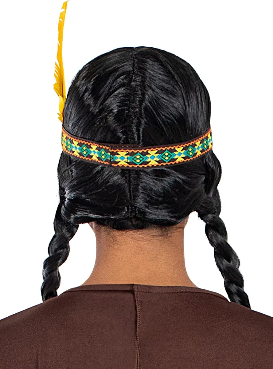 Funidelia Fascia Indiana Marrone Accessorio Costume Unisex