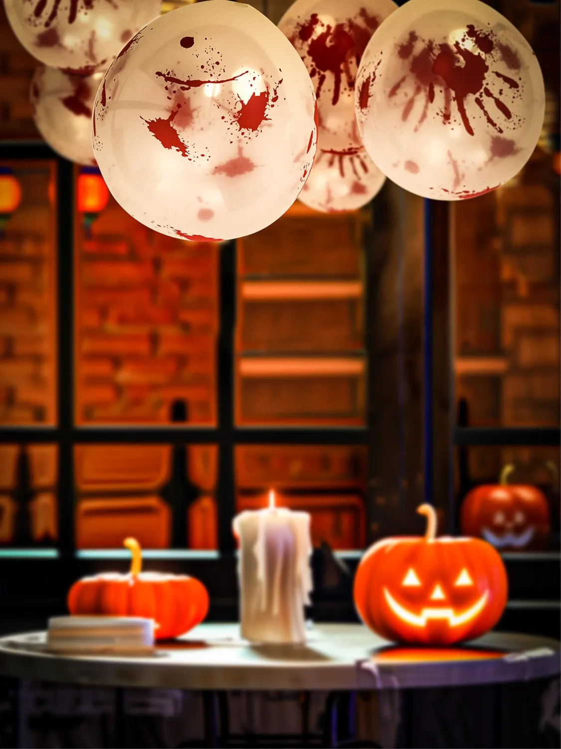 Smiffys Bloody Balloons palloncini Halloween 30cm 8pz insanguinati