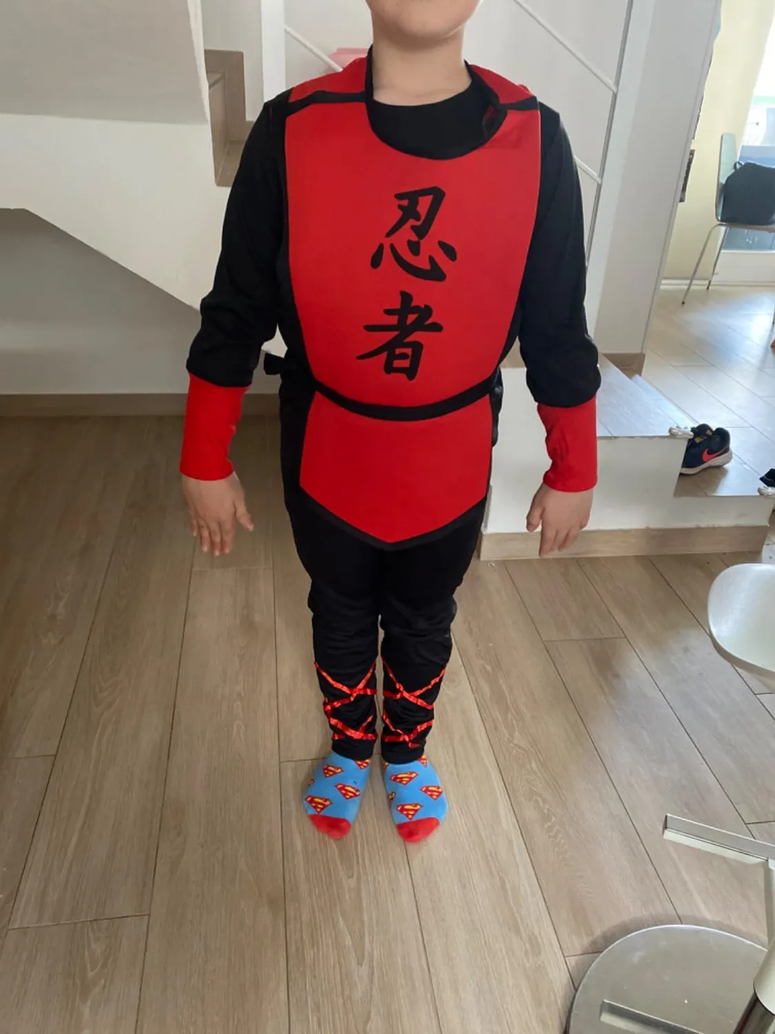 Funidelia Costume Ninja bambino rosso 3-4 anni