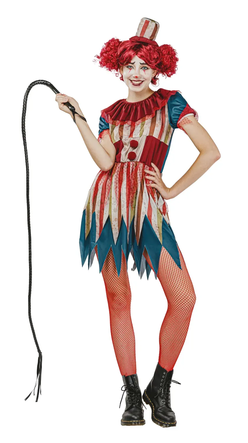 P'tit Clown Clown Vintage Costume Donna Taglia L Halloween