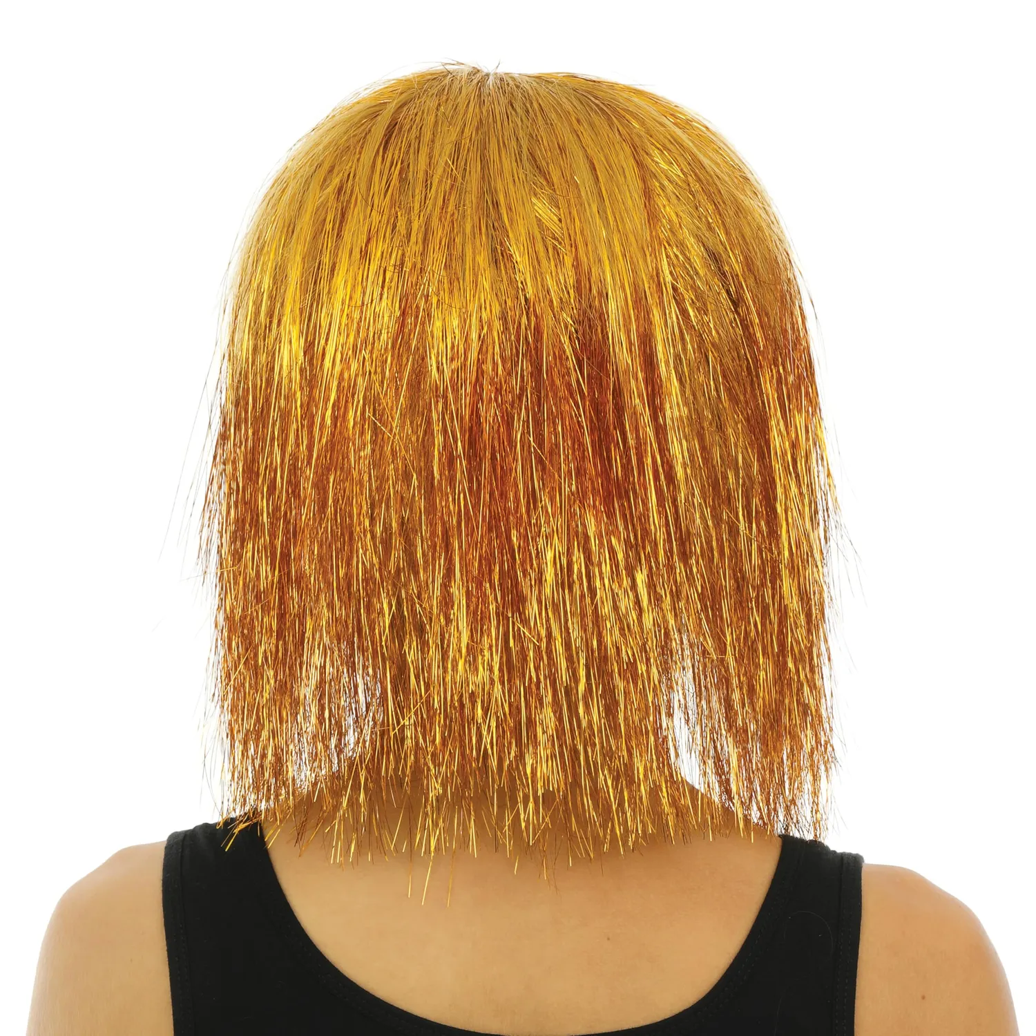 P'tit Clown Luxe parrucca disco oro capelli sintetici