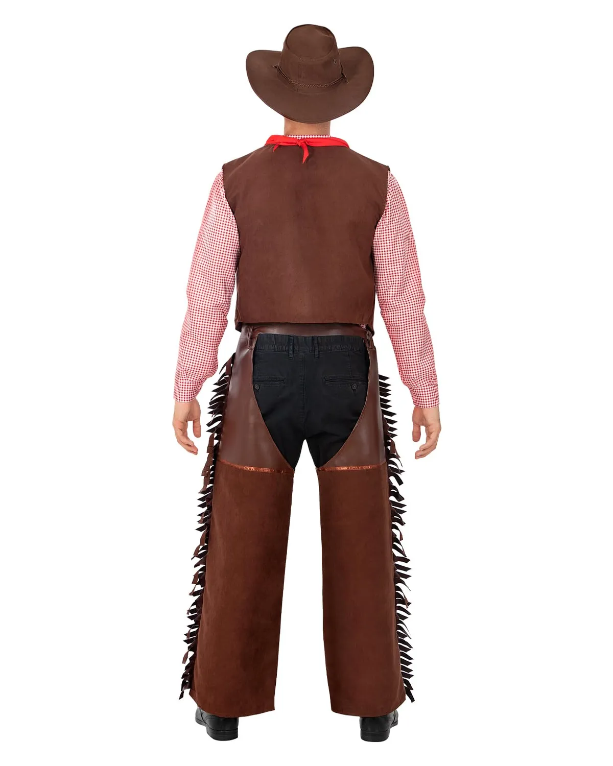 Funidelia Costume Cowboy Pistolero Uomo S-M Marrone Western