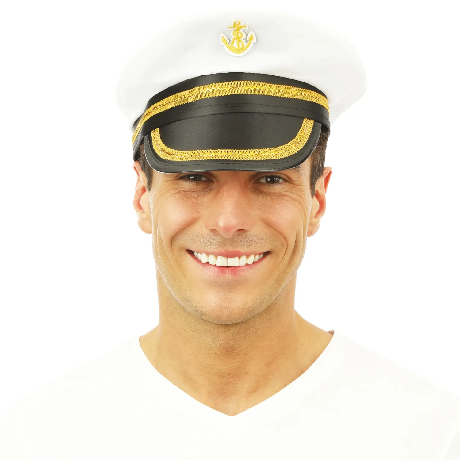 P'tit Clown 72390 Cappello da Capitano Adulto Bianco