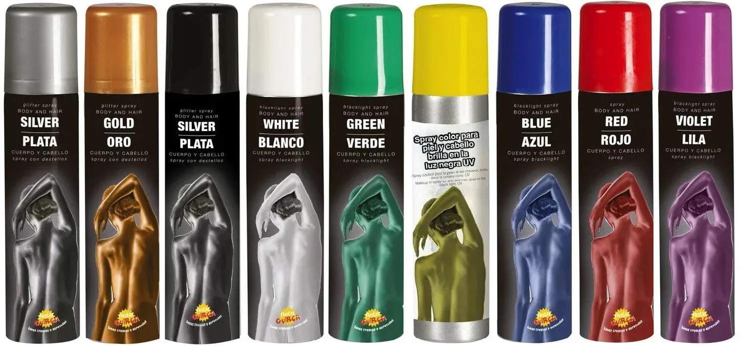 Guirca spray argento capelli e corpo 75 ml metallizzato